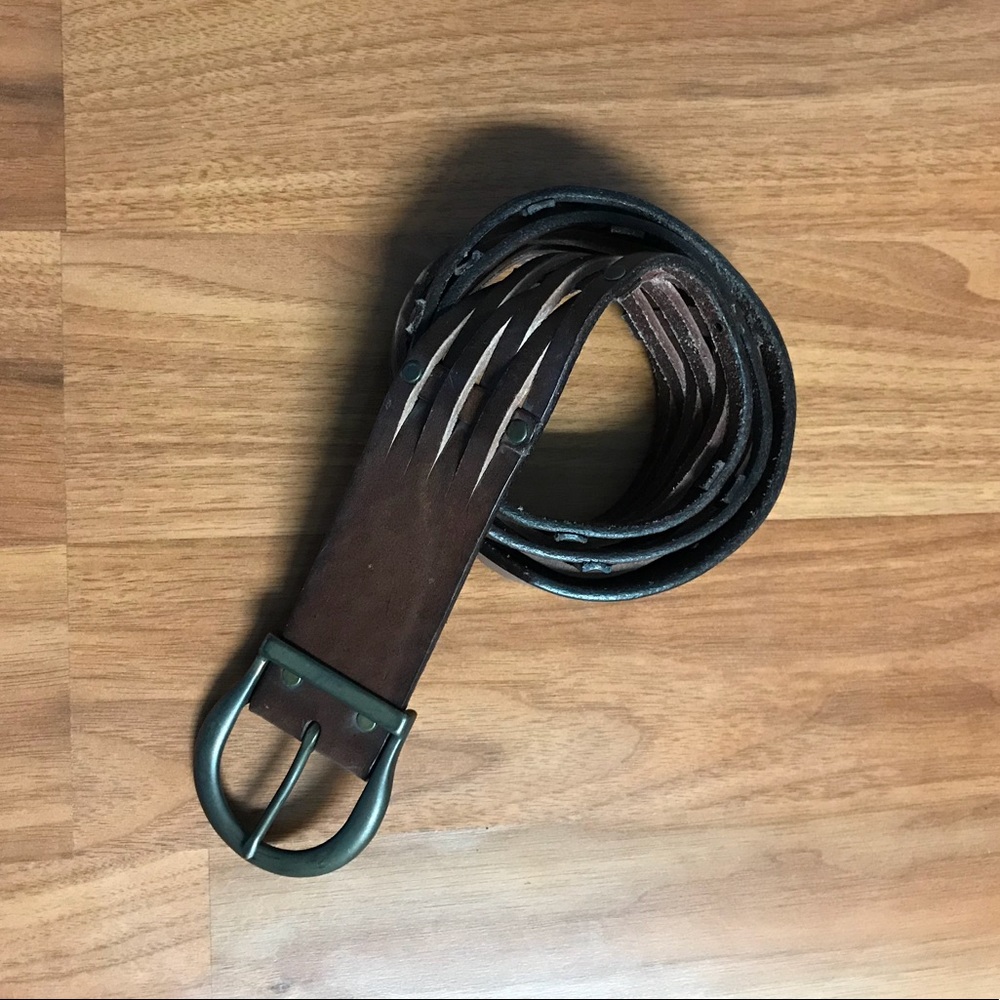 Hollister leather belt